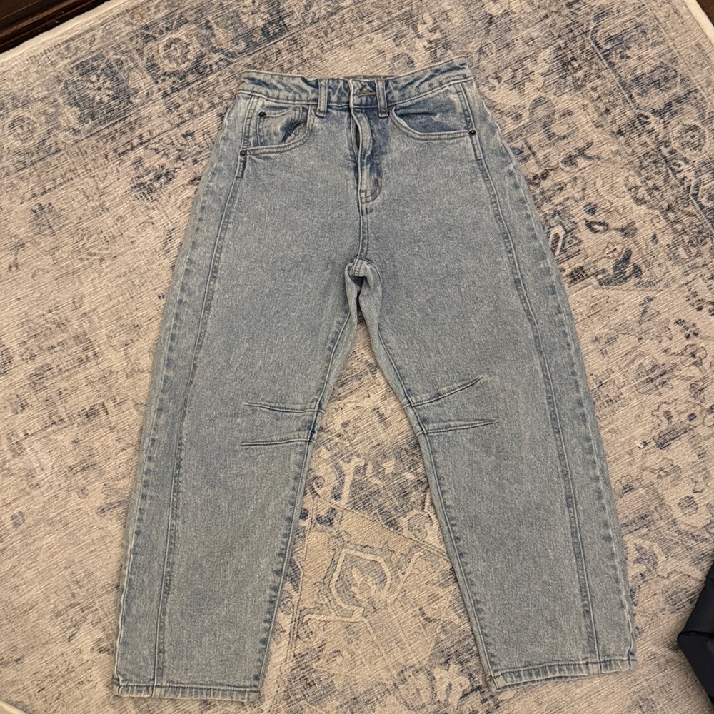 GB Girls Light Blue Straight Jeans